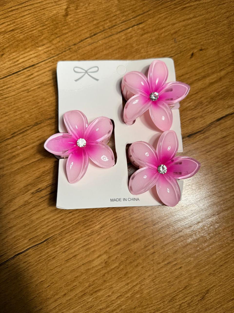 Floral Hair Clips (Set of 3)