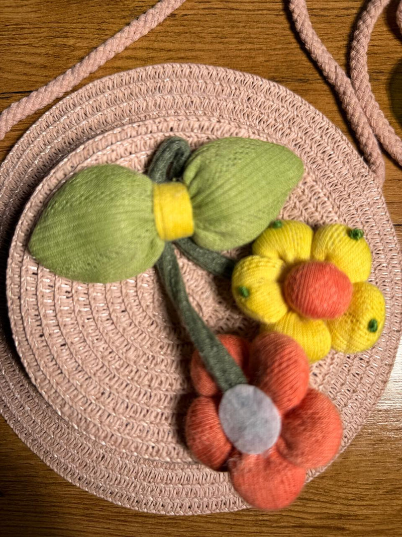 🌸 Handcrafted Floral Kids Hair Clip / Accessory 🌸