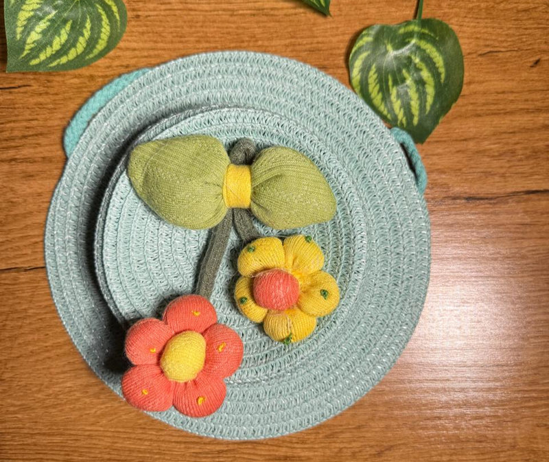 🌸 Handcrafted Floral Kids Hair Clip / Accessory 🌸