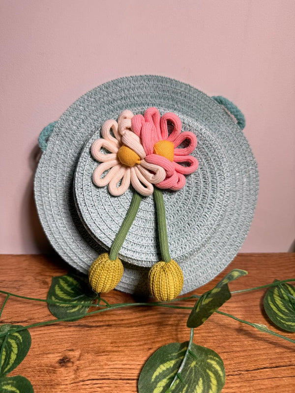 🌸 Crochet Sling Bag for Kids 🌸