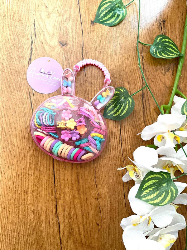 🌸 Aurora Lane Bunny Box Hair Accessory Set 🌸