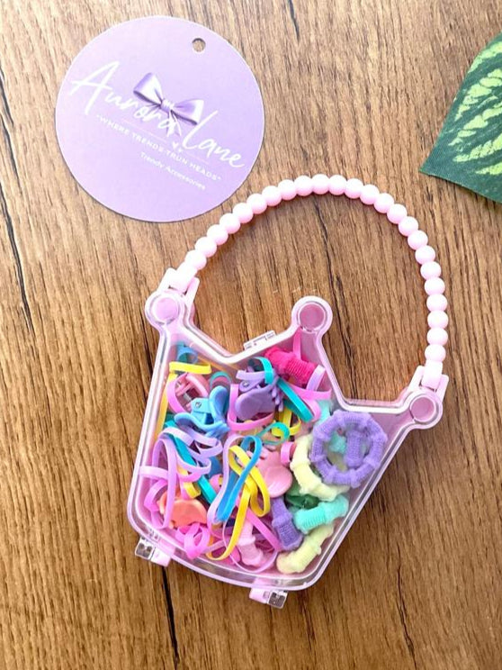 🌸 Aurora Lane Hair Accessory Basket 🌸