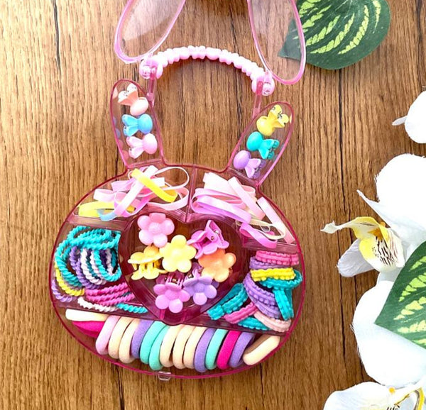 🌸 Aurora Lane Bunny Box Hair Accessory Set 🌸