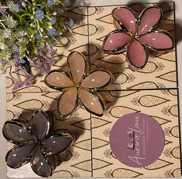 ✨ Aurora Lane – Elegant Floral Hair Accessories ✨{set of 3}