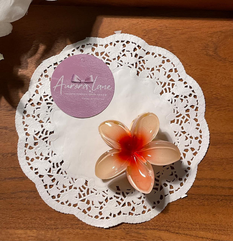 ✨ Aurora Lane Plumeria Hair Clips – Tropical Elegance for Every Look ✨