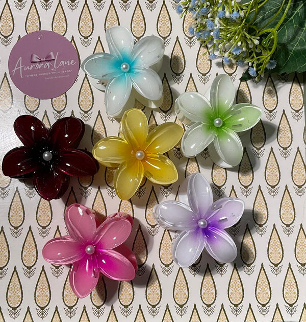 🌸 Aurora Lane – Trendy Floral Hair Clips 🌸