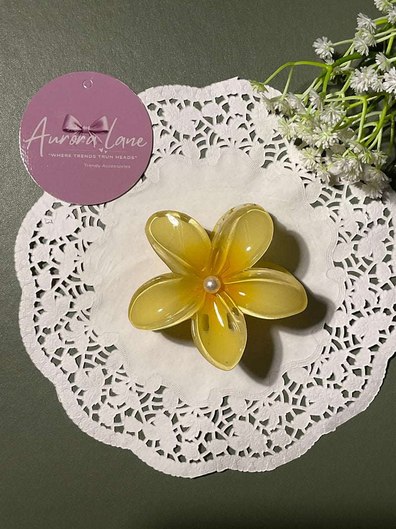 ✨ Aurora Lane Plumeria Hair Clips – Tropical Elegance for Every Look ✨