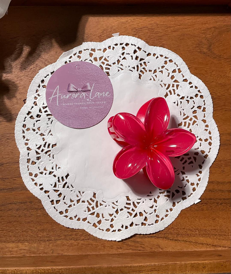 ✨ Aurora Lane Plumeria Hair Clips – Tropical Elegance for Every Look ✨