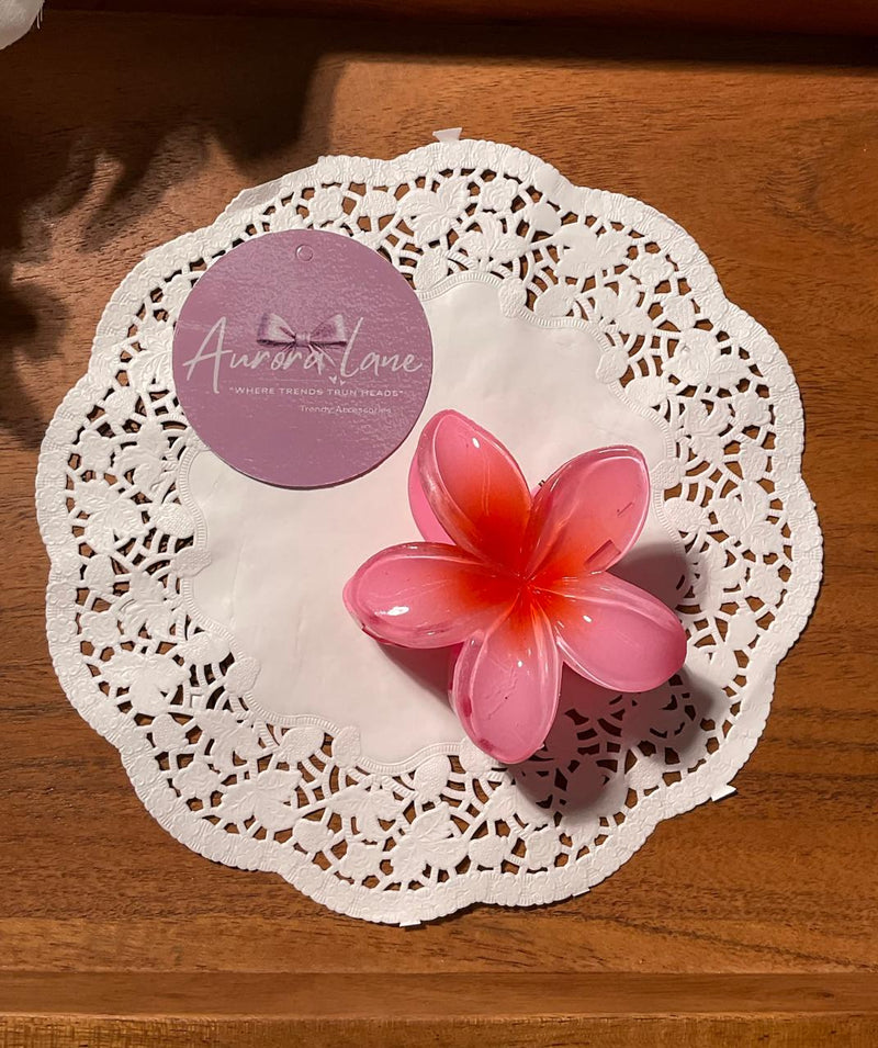 ✨ Aurora Lane Plumeria Hair Clips – Tropical Elegance for Every Look ✨