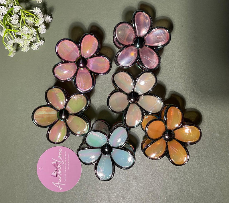 🌸 Aurora Lane – Premium Floral Hair Clips 🌸