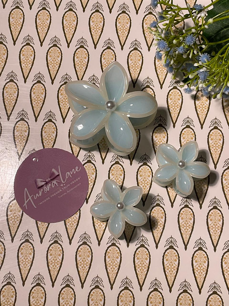 ✨ Aurora Lane – Elegant Floral Hair Clips ✨
