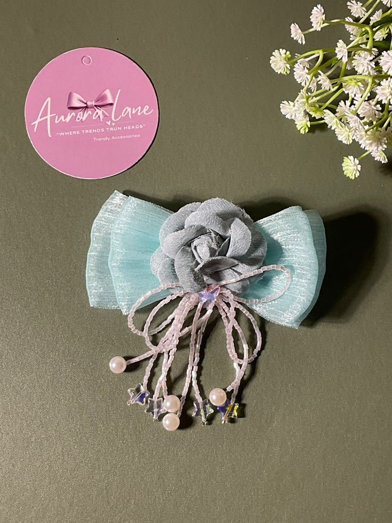 🌸 Aurora Lane Premium Floral Hair Bows 🌸