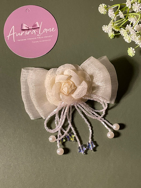 🌸 Aurora Lane Premium Floral Hair Bows 🌸
