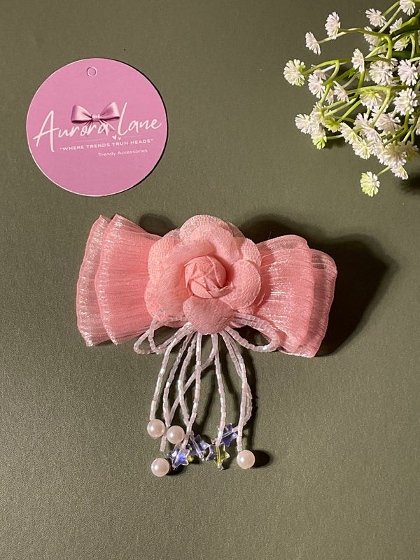 🌸 Aurora Lane Premium Floral Hair Bows 🌸