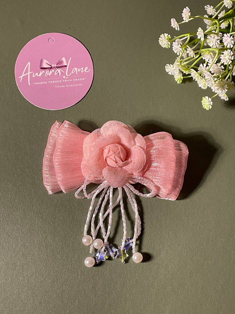 🌸 Aurora Lane Premium Floral Hair Bows 🌸