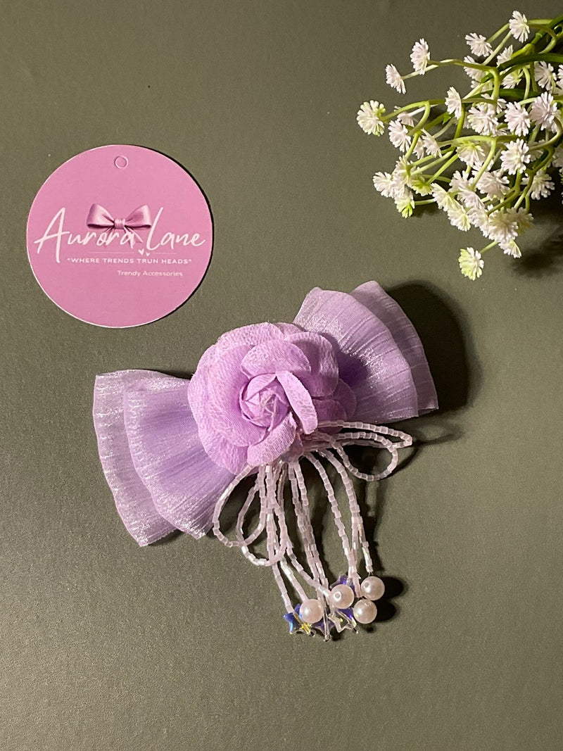 🌸 Aurora Lane Premium Floral Hair Bows 🌸