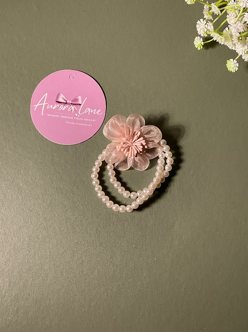Aurora Lane Pearl & Floral Hairband Set of 3