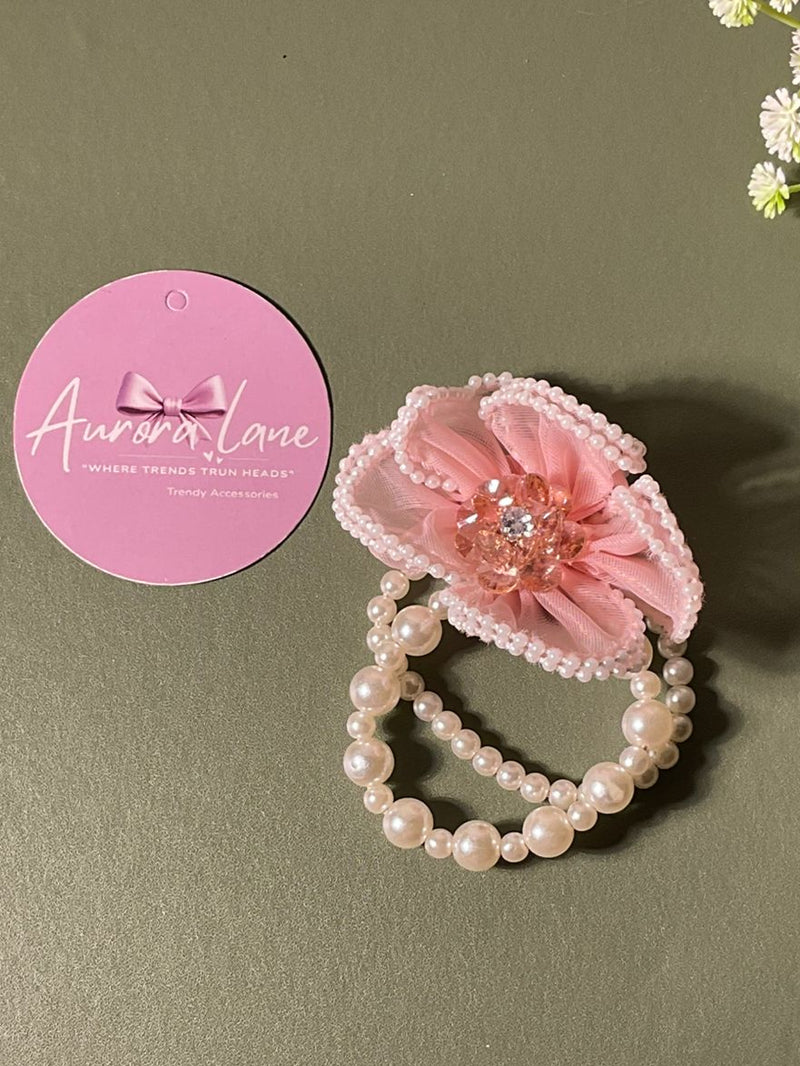 ✨ Aurora Lane – Pearl Blossom Hair Accessories Set (3 pcs) ✨