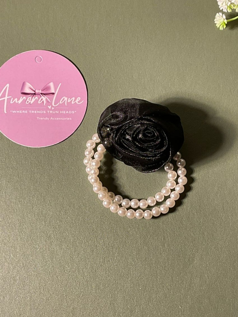 ✨ Aurora Lane – Pearl Blossom Hair Accessories Set (3 pcs) ✨
