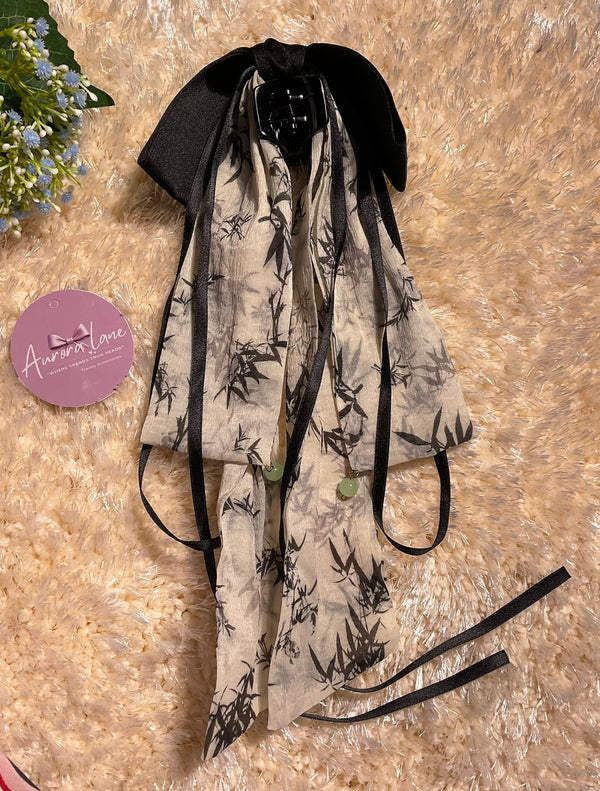 Aurora Lane Elegant Bow Hair Clutch