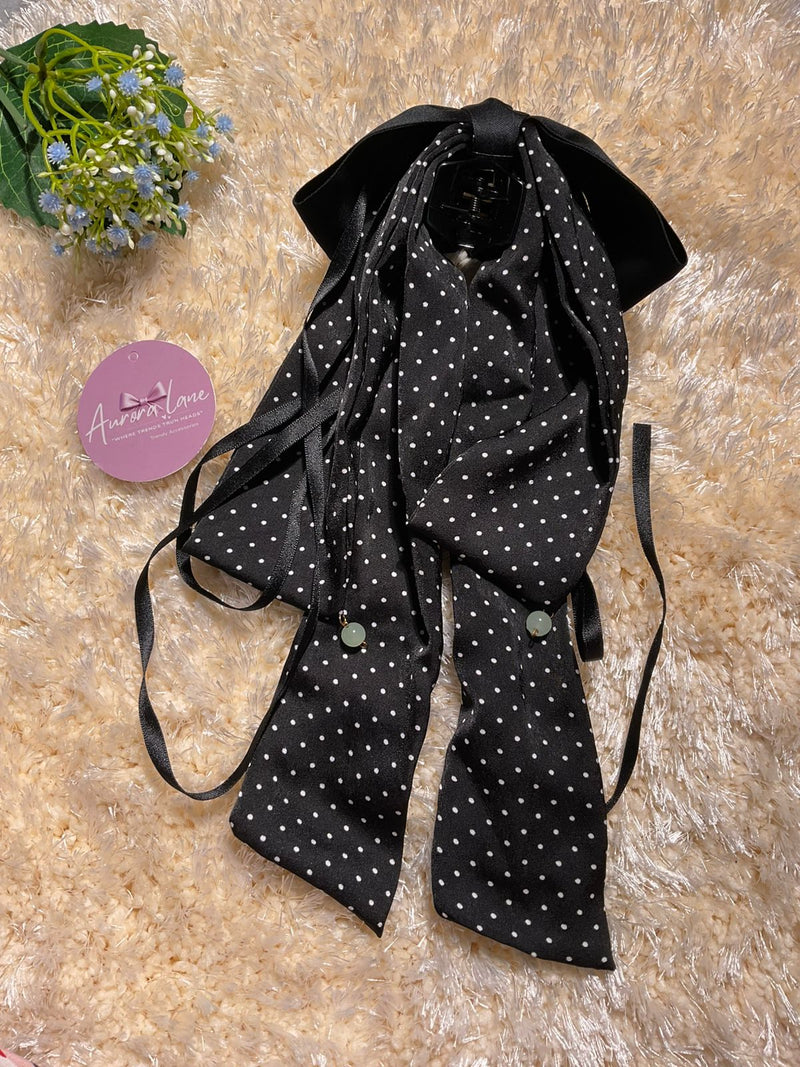 ✨ Aurora Lane Polka Dot Bow Hair Clip ✨