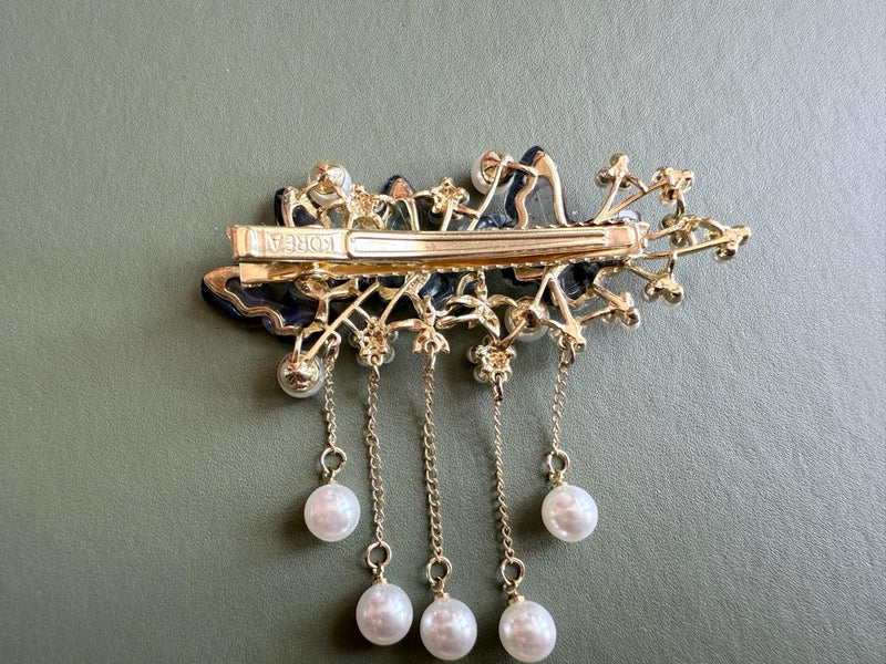 🌸 Butterfly Dream Pearl Hair Accessory