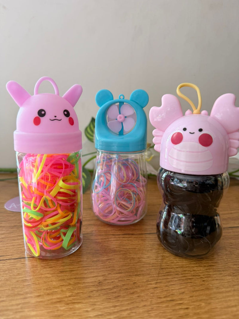 ✨ Cute Hairband Set in Cartoon Bottles ✨