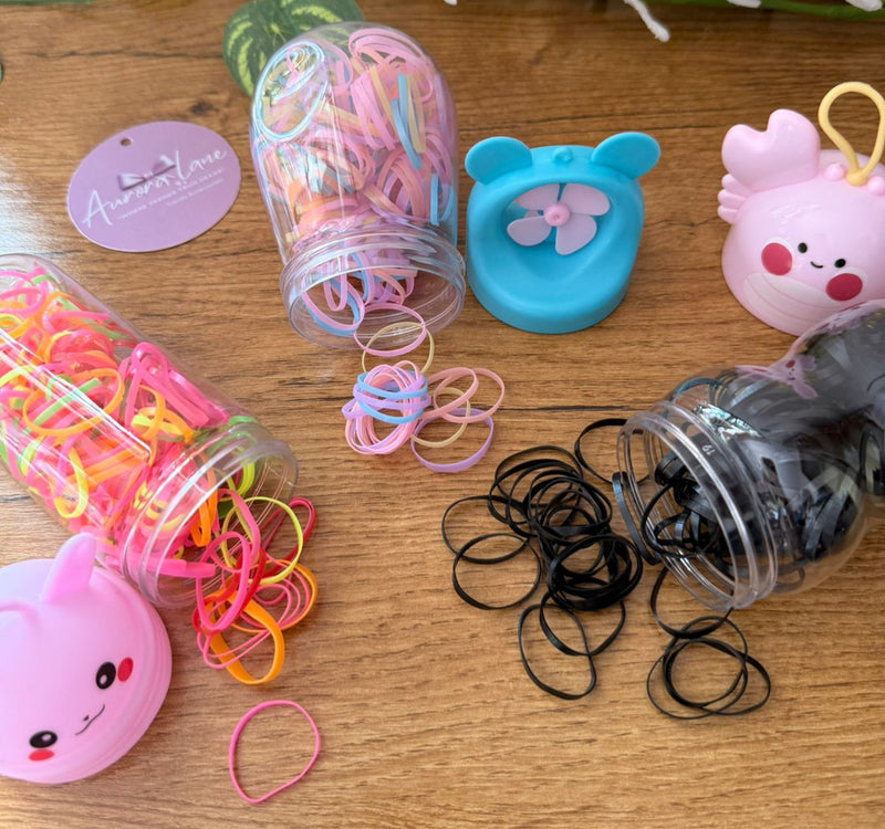 ✨ Cute Hairband Set in Cartoon Bottles ✨