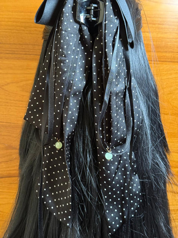 ✨ Aurora Lane Polka Dot Bow Hair Clip ✨